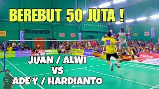 RAJA TARKAM JUAN / ALWI Beradu Dengan Ade Yusuf / Hardianto di FINAL FAHTIR OPEN SUMSEL. Full Smash