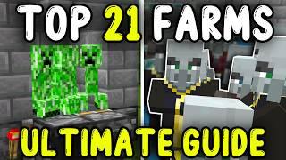 21 BEST FARMS In Minecraft Bedrock 1.21! (Ultimate Guide 2024)