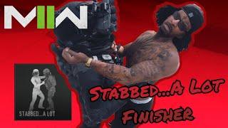 Stabbed A Lot Finishing Move (21 SAVAGE OPERATOR BUNDLE) | Modern Warfare 2 | Season 5 Reloaded