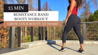 EASILY GROW YOUR BOOTY | Resistance Band Booty Workout | jessica mariah