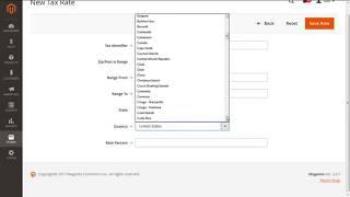 Magento 2 - How to set up Tax Rates