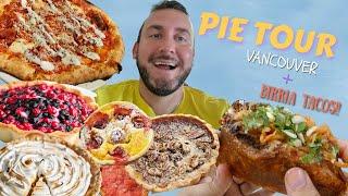 BEST PIE TOUR Vancouver + CHEESE SKIRT Birria Tacos!! SPICY CRAB PIZZA 