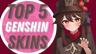 osu! Top 5 Genshin Impact Skins Compilation