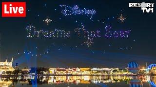 Live: Debut of NEW Disney Dreams That Soar Drone Show at Disney Springs  - 5-24-24 -  Disney World