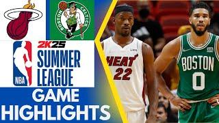 Boston Celtics vs Miami Heat HIGHLIGHTS  | NBA 2K25 Summer League |