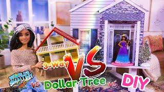 VERSUS:  Dollar Tree VS Worlds Smallest VS DIY | Mini Dollhouse