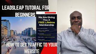 Leadsleap Tutoral For Beginners - How To Get Traffic To Your Website.