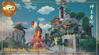 Liyue Main House ️ Divine Jade Sanctum | Serenitea Pot | Genshin Impact | 原神