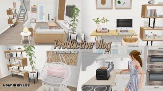 PRODUCTIVE DAY VLOG | The Sims Freeplay | A day in my life  | Simspirational Designs
