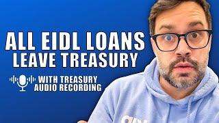 All SBA EIDL Loans Leaving Treasury