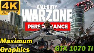 Call of Duty Warzone on GTX 1070 Ti | 4K + Maximum Graphics