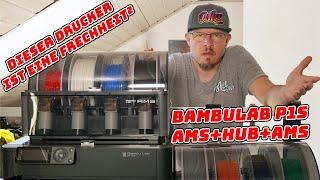 Dieser Drucker ist eine Frechheit²: Bambulab P1S AMS, AMS HUB, AMS
