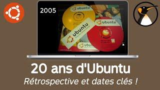 Ubuntu : Rétrospective des 20 ans de la distribution !