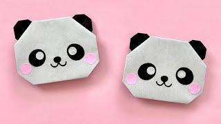 折り紙 簡単 可愛い パンダ 折り方 Origami Easy Cute Panda 종이접기 판다 折纸 熊猫 摺紙 動物 оригами панда Paper Craft animals