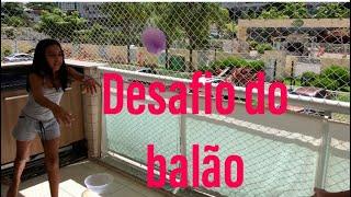 DESAFIO DO BALÃO DE ÁGUA! DIVERSÃO NA VARANDA NA QUARENTENA!