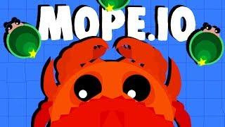 The LEGENDARY KING CRAB! - NEW Mope.io Update! - Mope.io Gameplay