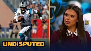 Cam Newton laughs at female reporter's question - Joy, Skip and Shannon react | UNDISPUTED