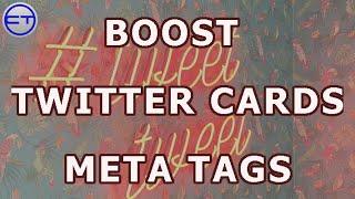 Essential Twitter Card Meta Tags for your webpage | Generate tweets cards