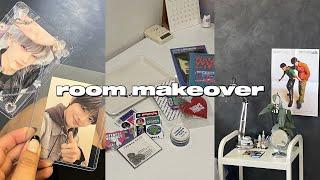 s4 vlog room makeover; cleaning, decorating and a korea haul!