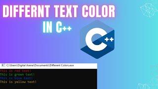 C++ Different text color in console |CPP Different text color of console #textcolor #cppprogramming