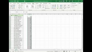 How to select a random sample in Excel