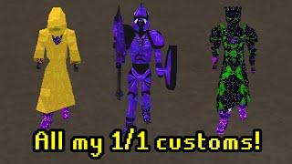 I HAVE 84 DIFFERENT 1/1 CUSTOM ITEMS?! Cursed Out Bank Video Part 2 | SpawnPK RSPS + 100T Giveaway!