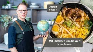 Lars kocht Miso-Ramen | Mit Chefkoch um die Welt