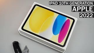 Unboxing Apple 2022 (Redesigned) iPad 10th Generation 10.9-inch Yellow with A14 Bionic Chip - ASMR