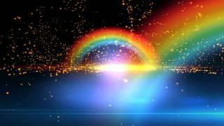 4K Beautiful Double Rainbow Spiritual Realm Animation Background