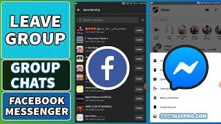 How to Leave Group Chat on Messenger and Groups on Facebook App