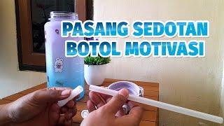 Cara pasang sedotan botol minum viral