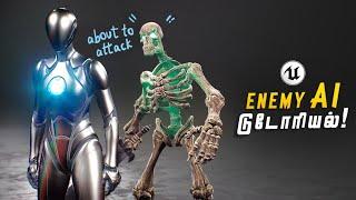 How to create Enemy AI for games | unreal engine tamil tutorial