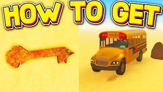 HOW TO COMPLETE SCHOOL BUS QUEST & ALL KEY FRAGMENTS LOCATIONS in A DUSTY TRIP! ROBLOX