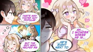 ［Manga dub］My classmate who makes fun of me has an adoration... and it is me［RomCom］