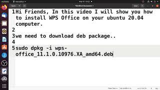 How to install WPS Office on your ubuntu 20.04 PC | 2022 | learn easy