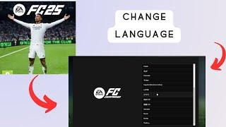 How to change language in FC 25 companion web app (FIFA 25)