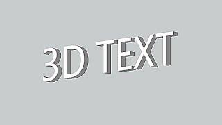 Rotating 3D text tutorial for pure CSS and HTML