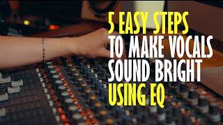 How To Use EQ Section on Analogue Mixer To Make Vocals Bright And Clear