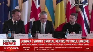 Summit crucial pentru viitorul Europei, la Londra