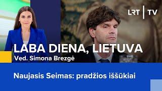 Naujasis Seimas: pradžios iššūkiai | Laba diena, Lietuva | 2024-11-08