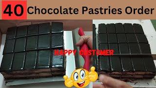 40 pastries order| How to make Chocolate Pastries Bakery Style #bakemeawish #howtomake #pastries