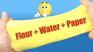 How To Make Slime With Flour And  Water!! DIY Slime Without Glue, Borax or Activator | Slime At Home