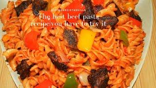 THE BEST BEEF PASTA RECIPES||YOU HAVE TO TRY IT||#SisiYemmieTv method