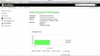 RobotFramework with Jenkins