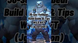 Quick Volibear Build Guide and Tips (Jg Version) | League Of Legends: Wild Rift