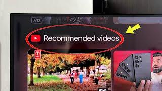How to Turn off Recommended Videos in YouTube | Google Tv