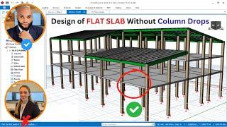 Part 1 - Flat Slab Design Without Column Drop In Protastructure