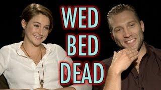 Divergent Cast Plays Wed, Bed, Dead! Shailene Woodley Interview