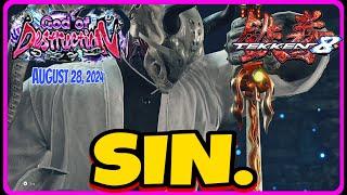 Tekken 8 ▰ (AOMA|SIN.) YOSHIMITSU Tekken 8 God OF DESTRUCTION Ranked Matches AUGUST 28, 2024