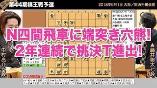 第44期棋王戦予選 ▲藤井聡太七段 − △中村亮介六段【将棋棋譜】